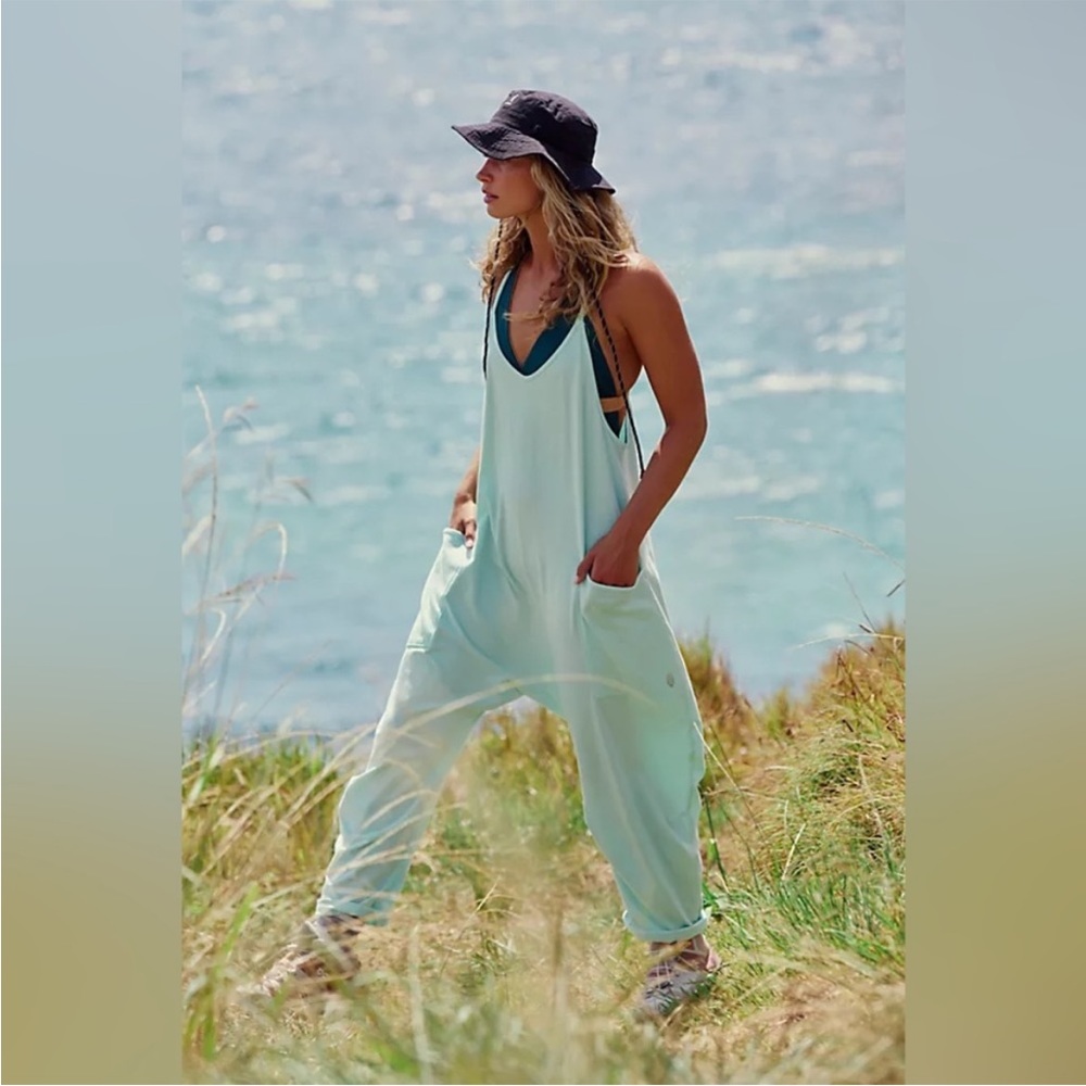 Free people mint hot shot onesie